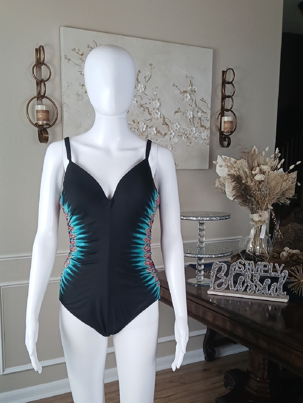 Miraclesuit Nepali Women’s Slimming Tummy Control  One-Piece Swimsuit Size 6 - Picture 13 of 16